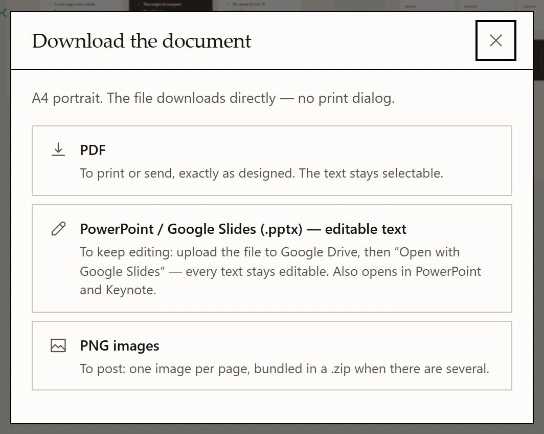 Download the document: PDF, PowerPoint / Google Slides, PNG images